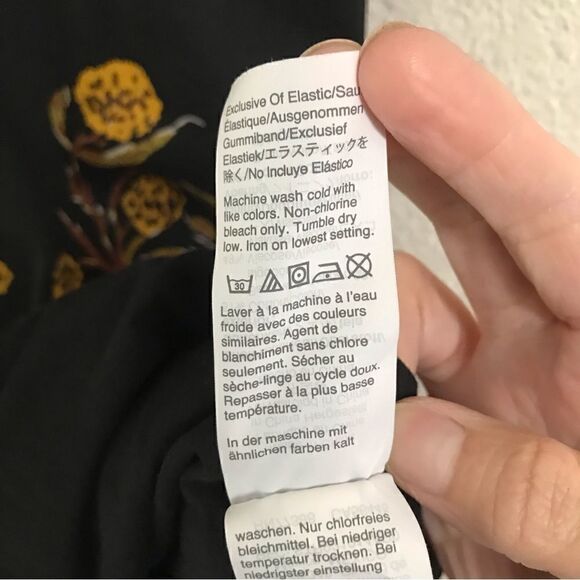 Madewell painted blooms open back mini dress 6 - Picture 9 of 10